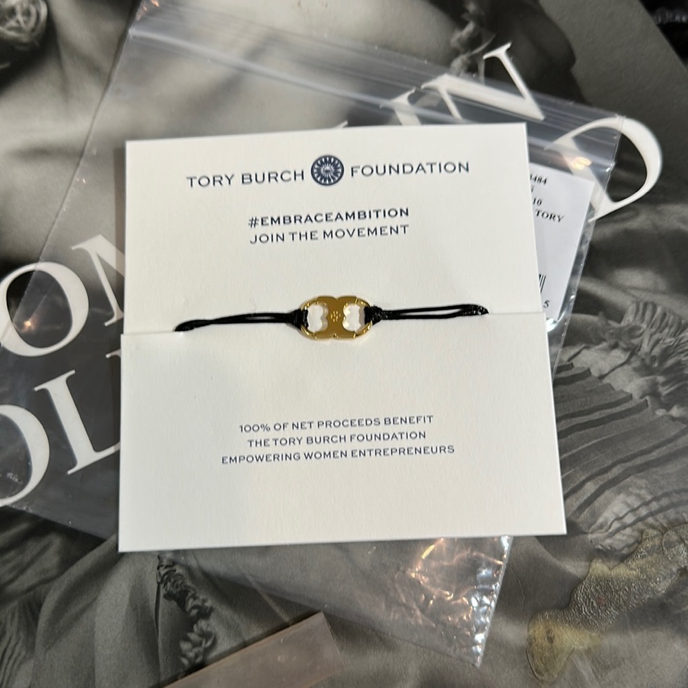 New Tory Burch Black Bracelet